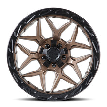 Load image into Gallery viewer, MATRIX-7936MRMBR12N - Lock Offroad Matrix 17X9 6X135 / 6X139.7 ET -12mm Matte Bronze With Black Ring - Lock Offroad Wheels Canada