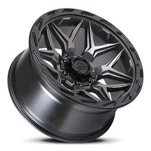 Load image into Gallery viewer, MATRIX-7936MGMBR - Lock Offroad Matrix 17X9 6X135 / 6X139.7 ET 0mm Matte Grey With Black Ring - Lock Offroad Wheels Canada