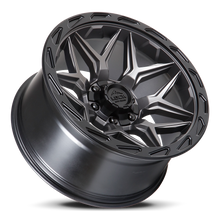 Load image into Gallery viewer, MATRIX-221088MGMBR - Lock Matrix 22X10 8X180 -18mm Matte Grey With Matte Black Ring - Lock Wheels Canada