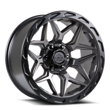 Load image into Gallery viewer, MATRIX-221088MGMBR - Lock Matrix 22X10 8X180 -18mm Matte Grey With Matte Black Ring - Lock Wheels Canada