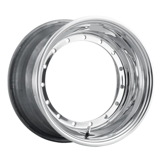 860-30813 - Weld Racing Midget Direct Mount 13X8 5X9.75 ET 0mm Polished Shell - Weld Racing Wheels Canada