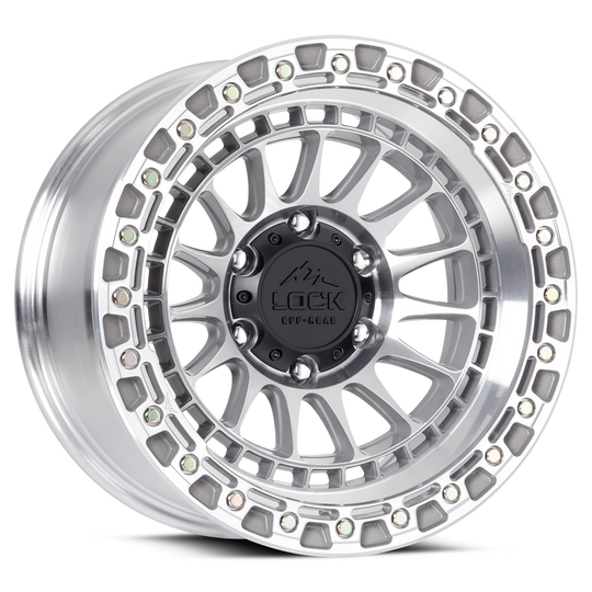 MOJAVE-7963MC12N - Lock Offroad Mojave 17X9 6X135 ET -12mm Machined Face Polish - Lock Offroad Wheels Canada