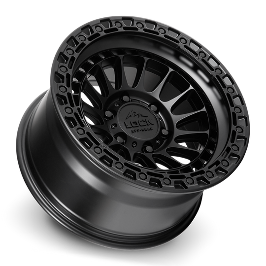 MOJAVE-78569MB - Lock Offroad Mojave 17X8.5 6X139.7 ET 25mm Matte Black - Lock Offroad Wheels Canada