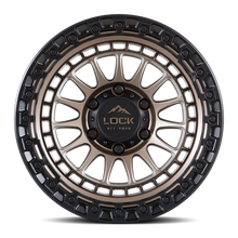 Load image into Gallery viewer, MOJAVE-7986MRMBR12N - Lock Offroad Mojave 17X9 8X165.1 ET -12mm Matte Bronze With Black Ring - Lock Offroad Wheels Canada