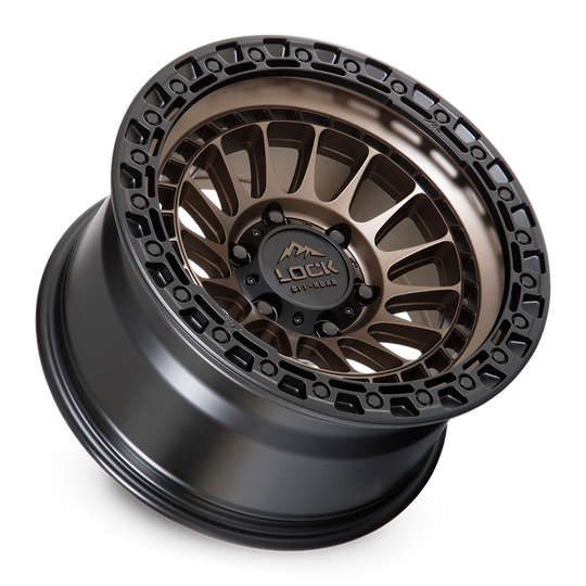 MOJAVE-7987MRMBR12N - Lock Offroad Mojave 17X9 8X170 ET -12mm Matte Bronze With Black Ring - Lock Offroad Wheels Canada