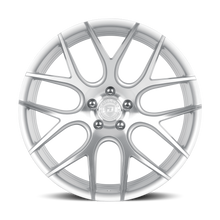 Load image into Gallery viewer, MONZA-28552GSF35 - Dolce Performance Monza 20X8.5 5X112 ET 35mm Gloss Silver Machined Face - Dolce Performance Wheels Canada