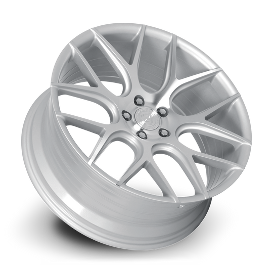 MONZA-99545GSF - Dolce Performance Monza 19X9.5 5X120 ET 40mm Gloss Silver Machined Face - Dolce Performance Wheels Canada