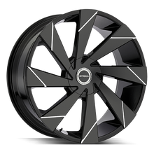 Load image into Gallery viewer, S62400015GB - Strada S62 Moto 24X10 BLANK 15mm All Gloss Black - Strada Wheels Canada