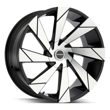 Load image into Gallery viewer, S62000018GBM - Strada S62 Moto 20X8.5 BLANK 18mm Gloss Black Machined - Strada Wheels Canada