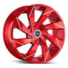 Load image into Gallery viewer, S62050135R - Strada S62 Moto 20X8.5 5X114.3 / 5X120.65 35mm Red - Strada S62 Wheels Canada