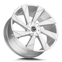 Load image into Gallery viewer, S62000018BFS - Strada S62 Moto 20X8.5 BLANK 18mm Brushed Face Silver - Strada Wheels Canada