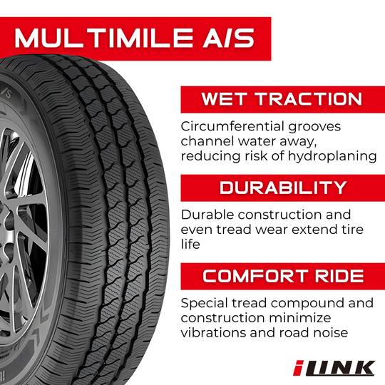 3EIL404F 175/70R14C Zmax iLink MultiMile A/S 95/93T Zmax iLink Tires Canada