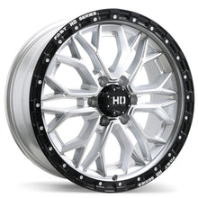 Charger l'image dans la galerie, F276-2000-70SB+00C251 - Fast HD Muramasa 20X10 8X170 0mm Gloss Silver with Black Lip - Fast HD Wheels Canada