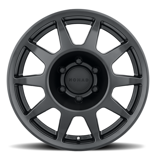 N505SB-78551-00 - Nomad 505 Touring 17X8.5 5X150 0mm Satin Black - Nomad Wheels Canada