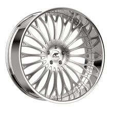 Load image into Gallery viewer, NAP24955BL10F-12BCX - Amani Napoliano 24X9.5 Blank -12mm Brush Center Chrome Lip - Amani Wheels Canada