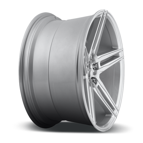 M170188021+40 - Niche M170 Turin 18X8 5X120  40mm Gloss Silver Machined - Niche Wheels Canada