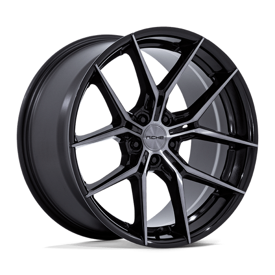 NC279BT24103620 - Niche NC279 Prodigy 5 24X10 5X130 ET 20mm Gloss Black Dark Tinted Clear - Niche Wheels Canada