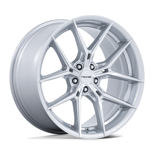 NC279SD24105030 - Niche NC279 Prodigy 5 24X10 5X127 ET 30mm Silver With Machined Face - Niche Wheels Canada