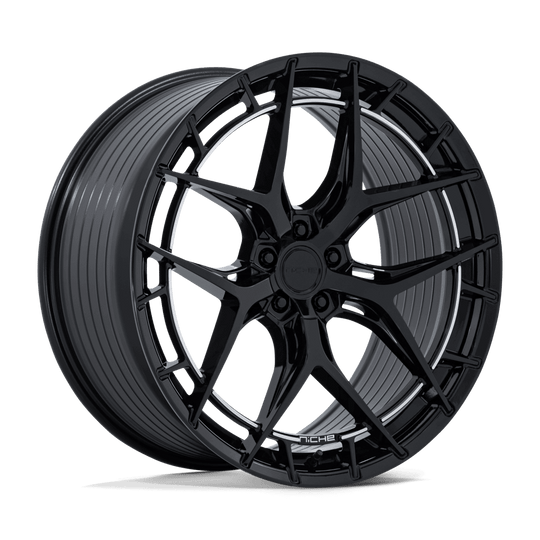 NC286BX20951235 - Niche NC286 Riviera 20X9.5 5X114.3 ET 35mm Gloss Black - Niche Wheels Canada