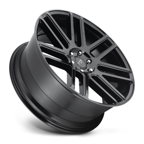 M097209077+30 - Niche M097 Elan 20X9 6X139.7  30mm Gloss Black - Niche Wheels Canada
