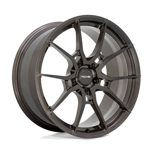 T111200090+20 - Niche T111 Kanan 20X10 5X115  20mm Brushed Candy Smoke - Niche Wheels Canada