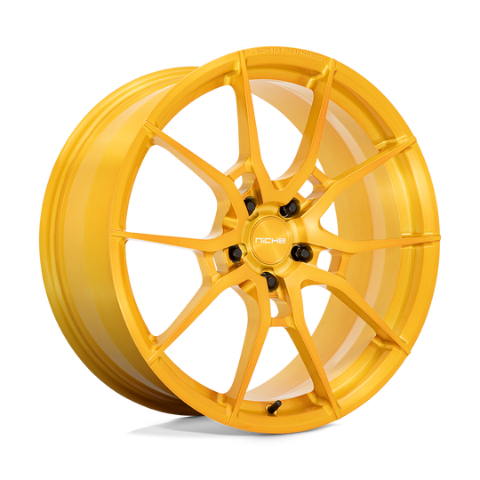 T1122011F8+55 - Niche T112 Kanan 20X11 5X112  55mm Brushed Candy Gold - Niche Wheels Canada