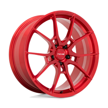 Load image into Gallery viewer, T1132011F8+55 - Niche T113 Kanan 20X11 5X112  55mm Brushed Candy Red - Niche Wheels Canada