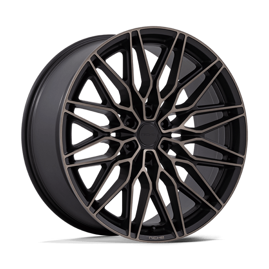 NC278MT20956330 - Niche NC278 Calabria 6 20X9.5 6X135 30mm Matte Black Machined W Dark Tint - Niche Wheels Canada