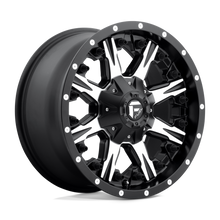 Load image into Gallery viewer, D54117909850 - Fuel Off-Road D541 Nutz 17X9 6X135 6X139.7 1mm Matte Black Machined - Fuel Off-Road Wheels Canada