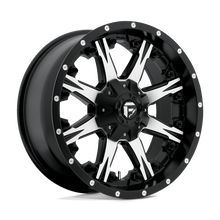 Load image into Gallery viewer, D54120909857 - Fuel Off-Road D541 Nutz 20X9 6X135 / 6X139.7 20mm Matte Black Machined - Fuel Off-Road Wheels Canada