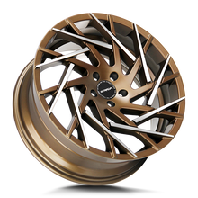 Load image into Gallery viewer, S64051435BZMT - Strada S64 Nido 20X8.5 5x114.3 35mm Bronze Machined Tips - Strada Wheels Canada