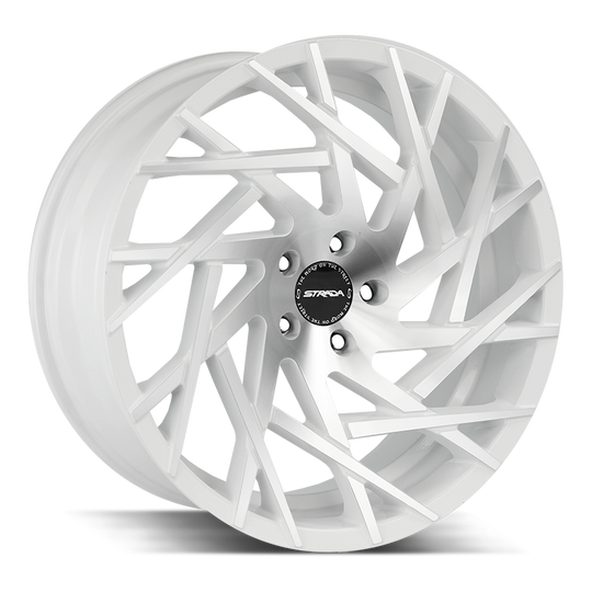S64051435WM - Strada S64 Nido 20X8.5 5x114.3 35mm White Machined - Strada Wheels Canada