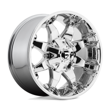 Charger l'image dans la galerie, D5082909850 - Fuel Off-Road D508 Octane 20X9 6X139.7 / 6X135 1mm Chrome Plated - Fuel Off-Road Wheels Canada