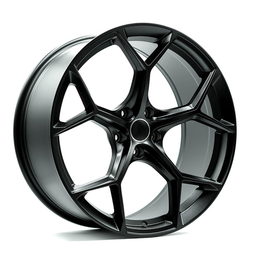 AU0521095255112MB - OE+ AU05 21X9.5 5X112 25mm Matte Black - OE+ Wheels Canada