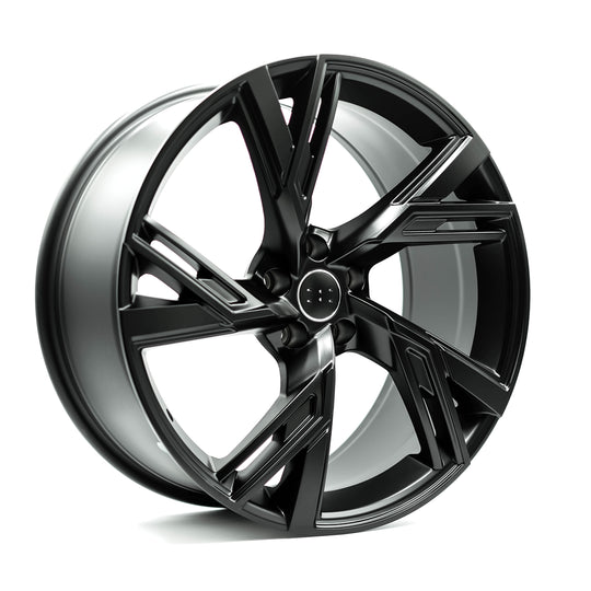 AU0621095255112MB - OE+ AU06 21X9.5 5X112 25mm Matte Black - OE+ Wheels Canada