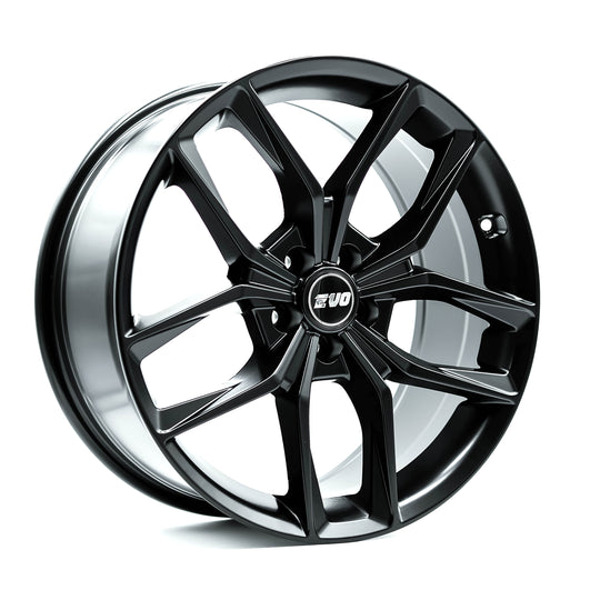 E180800405114.3BMB - OE+ EVO 18X8 5X114.3 40mm Matte Black - OE+ Wheels Canada