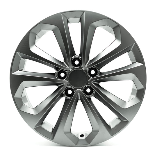HT0218075455120GM - OE+ HT02 18X7.5 5X120 45mm Matt Gunmetal - OE+ Wheels Canada