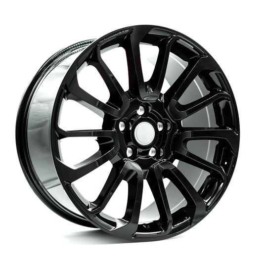 LR120095455120GB - OE+ LR01 20X9.5 5X120 45mm Gloss Black - OE+ Wheels Canada