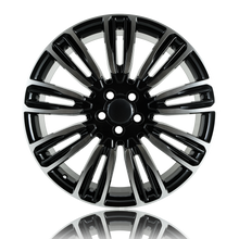 Charger l'image dans la galerie, LR0222095455120BM - OE+ LR02 22X9.5 5X120 45mm Black Machined Face - OE+ Wheels Canada