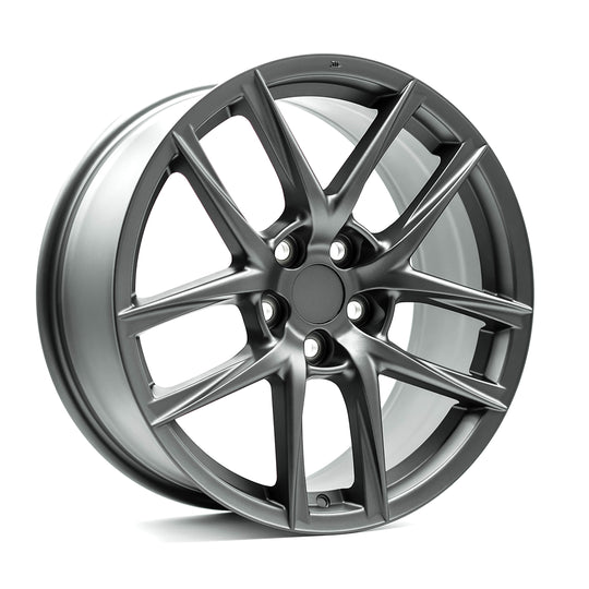 LX04 18080355114GM - OE+ LX04 18X8 5X114.3 35mm Matt Gunmetal - OE+ Wheels Canada
