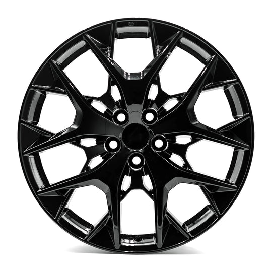 LX0620080355120GB - OE+ LX06 20X8 5X120 35mm Gloss Black - OE+ Wheels Canada