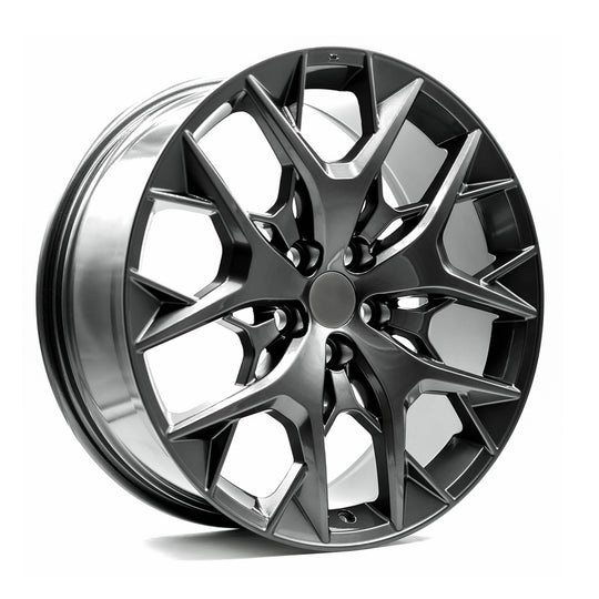 LX0620080355120GM - OE+ LX06 20X8 5X120 35mm Gloss Gunmetal - OE+ Wheels Canada