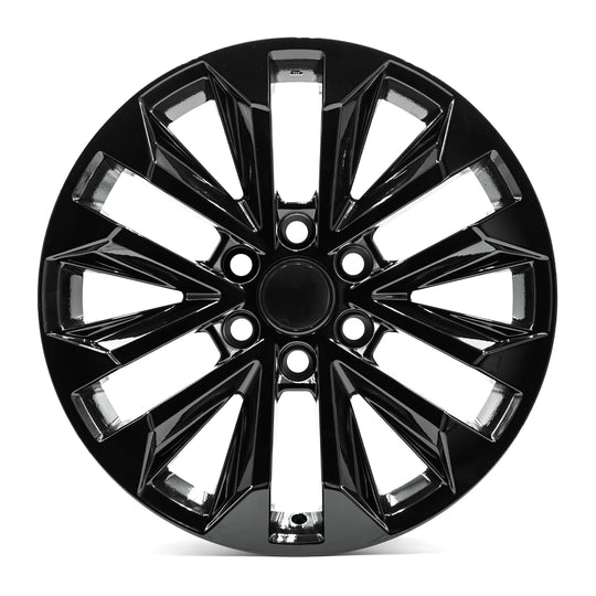 LX0720080556139GB - OE+ LX07 20X8 6X139.7 55mm Gloss Black - OE+ Wheels Canada