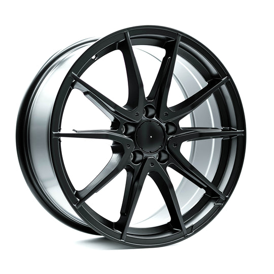 MB118080335112MB - OE+ MB1 18X8 5X112 33mm Matte Black - OE+ Wheels Canada