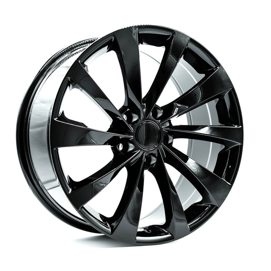 TL0119085355120GB - OE+ TL01 19X8.5 5X120 35mm Gloss Black - OE+ Wheels Canada