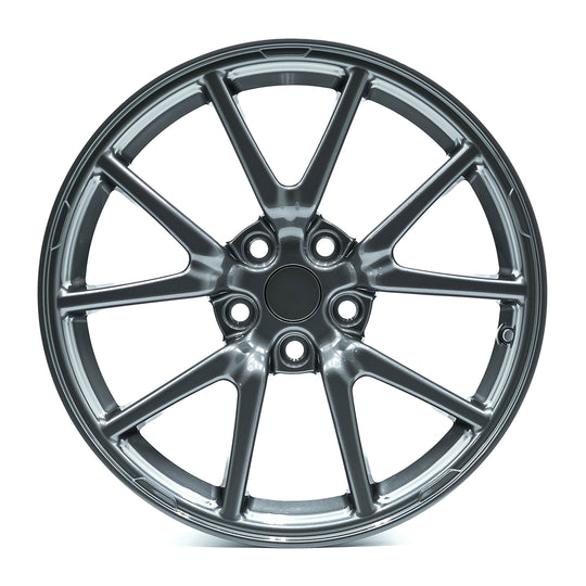 TL0318085405114GM - OE+ TL03 18X8.5 5X114.3 40mm Gloss Gunmetal - OE+ Wheels Canada