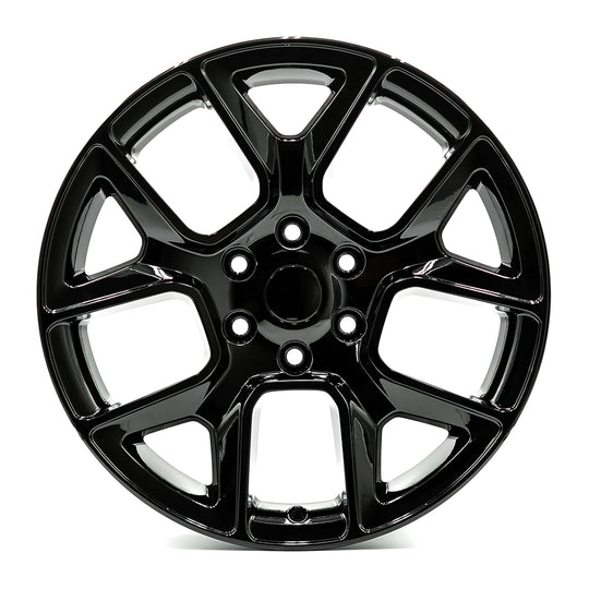 TR0120090186139GB - OE+ TR01 20X9 6X139.7 18mm Gloss Black - OE+ Wheels Canada