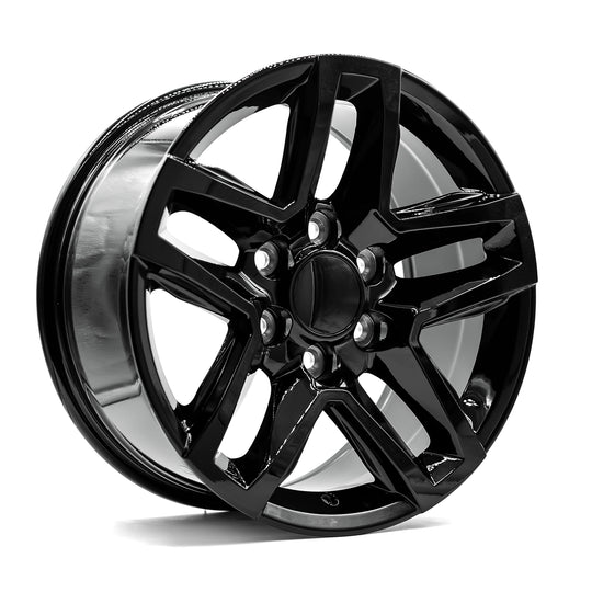 TR0318085266139GB - OE+ TR03 18X8.5 6X139.7 26mm Gloss Black - OE+ Wheels Canada