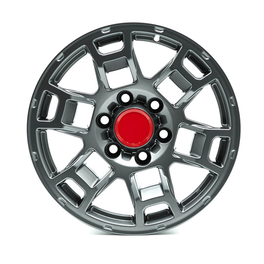 TT01S 17080156139GM - OE+ TT01S 17X8 6X139.7 15mm Matt Gunmetal - OE+ Wheels Canada
