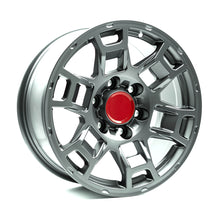 Load image into Gallery viewer, TT01S 17080156139GM - OE+ TT01S 17X8 6X139.7 15mm Matt Gunmetal - OE+ Wheels Canada